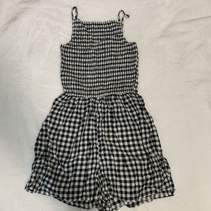 Hollister Checkered Romper